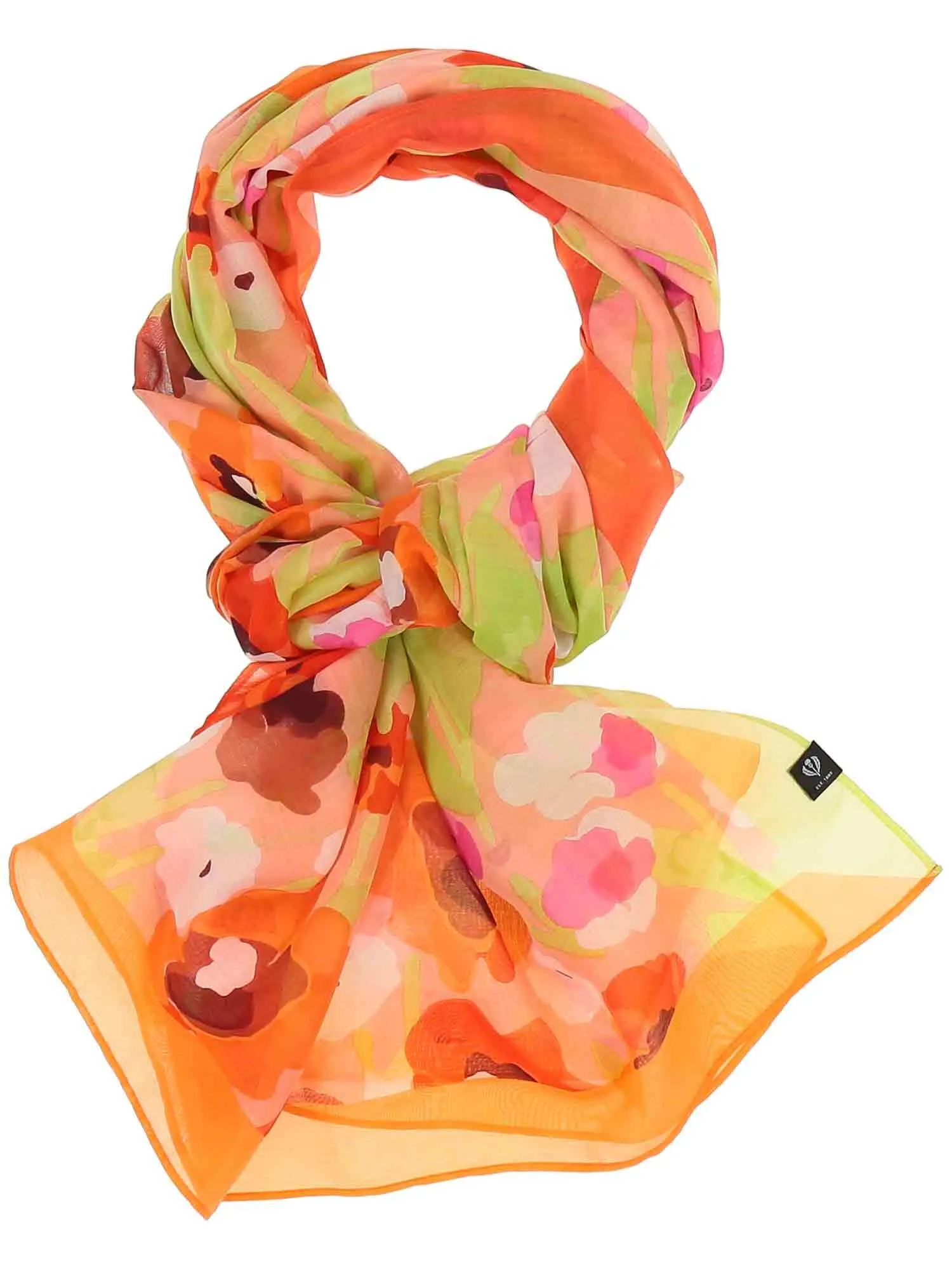 Poppy Floral Oblong Scarf