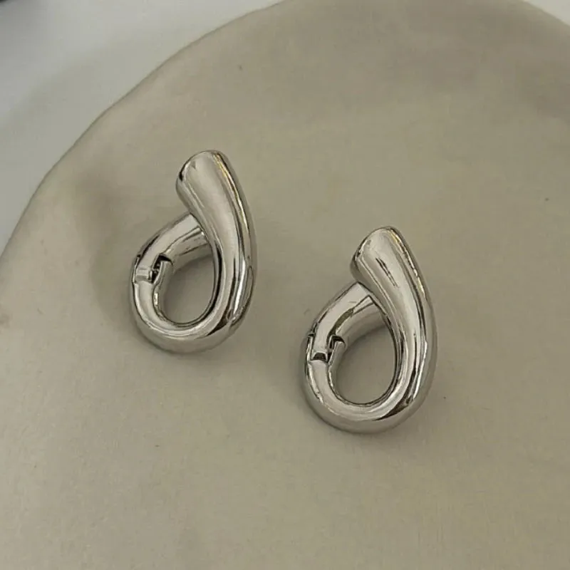 Pre Order:  Chunky Open Hoop Earrings