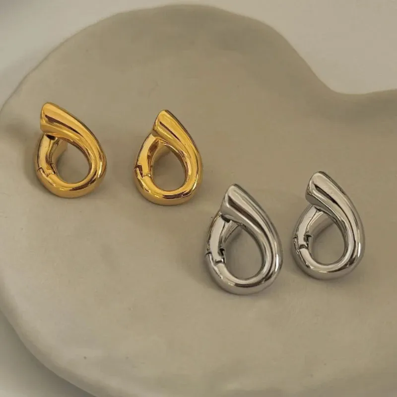 Pre Order:  Chunky Open Hoop Earrings