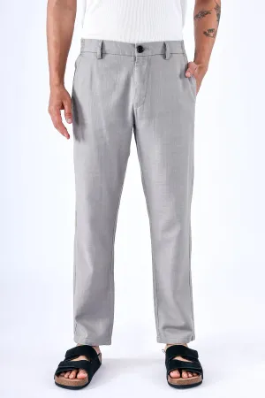 PREMIUM KNITTED TAILORED TROUSER IN GREY