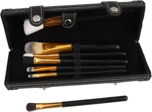 Professional Makeup Brush Organizer Pouch Leather Cosmetic Bag with Brush Slots Portable Travel Case for Brushes Pens and Paints Easy Closure and Protection