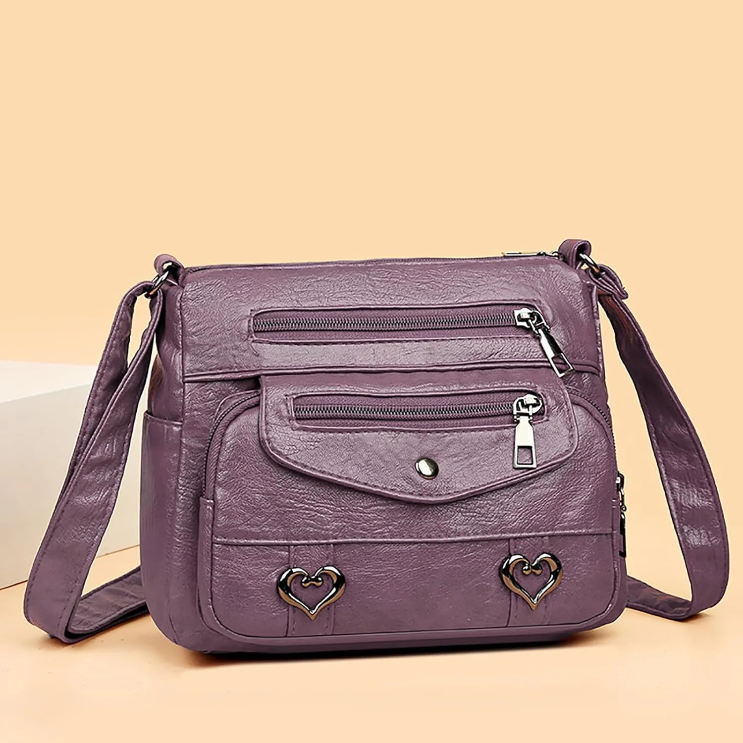 Purses for Women Soft Pu Leather Large Hobo Bags for Women Shoulder Bag Blue