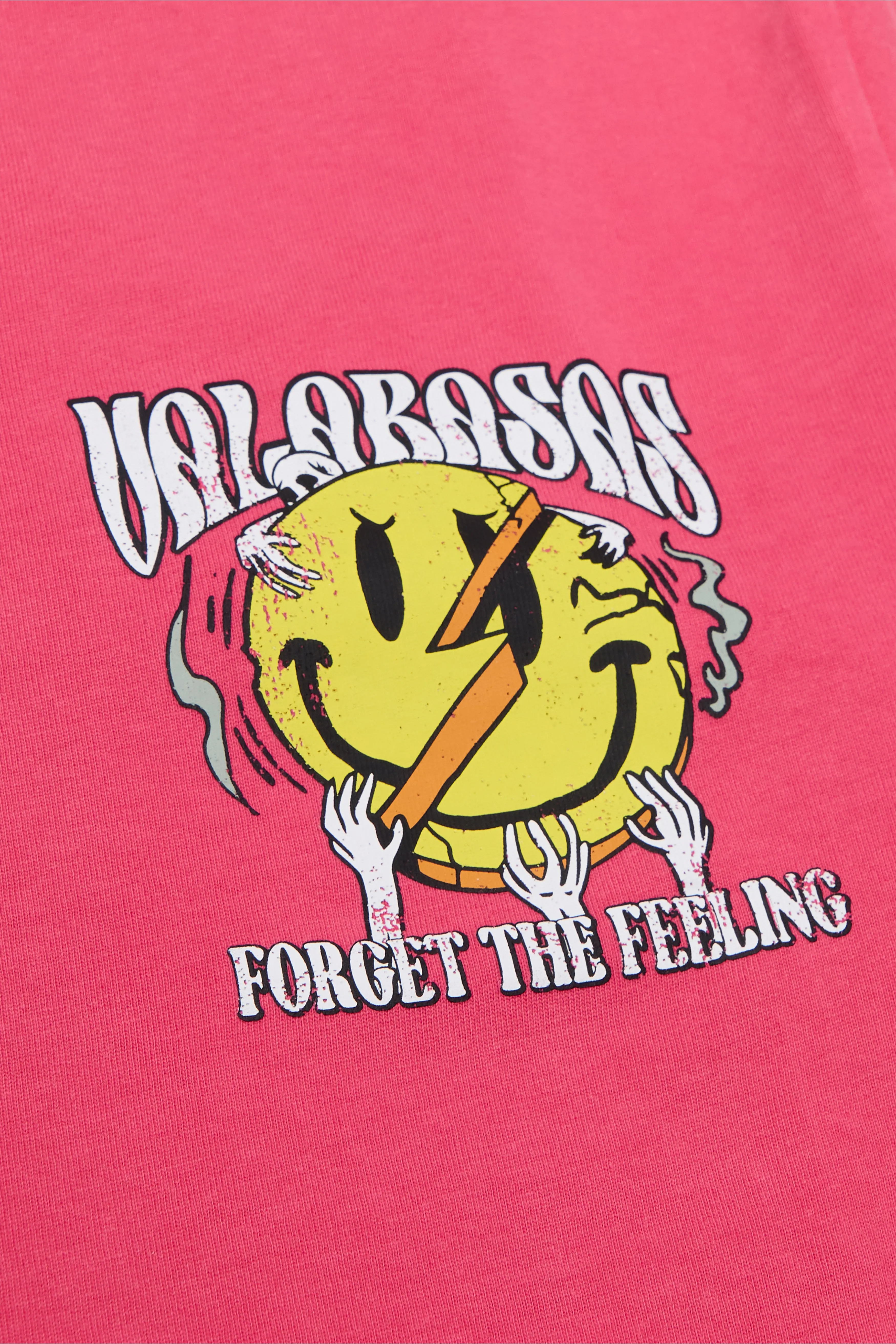 "FORGET IT" VINTAGE BEGONIA RED TEE