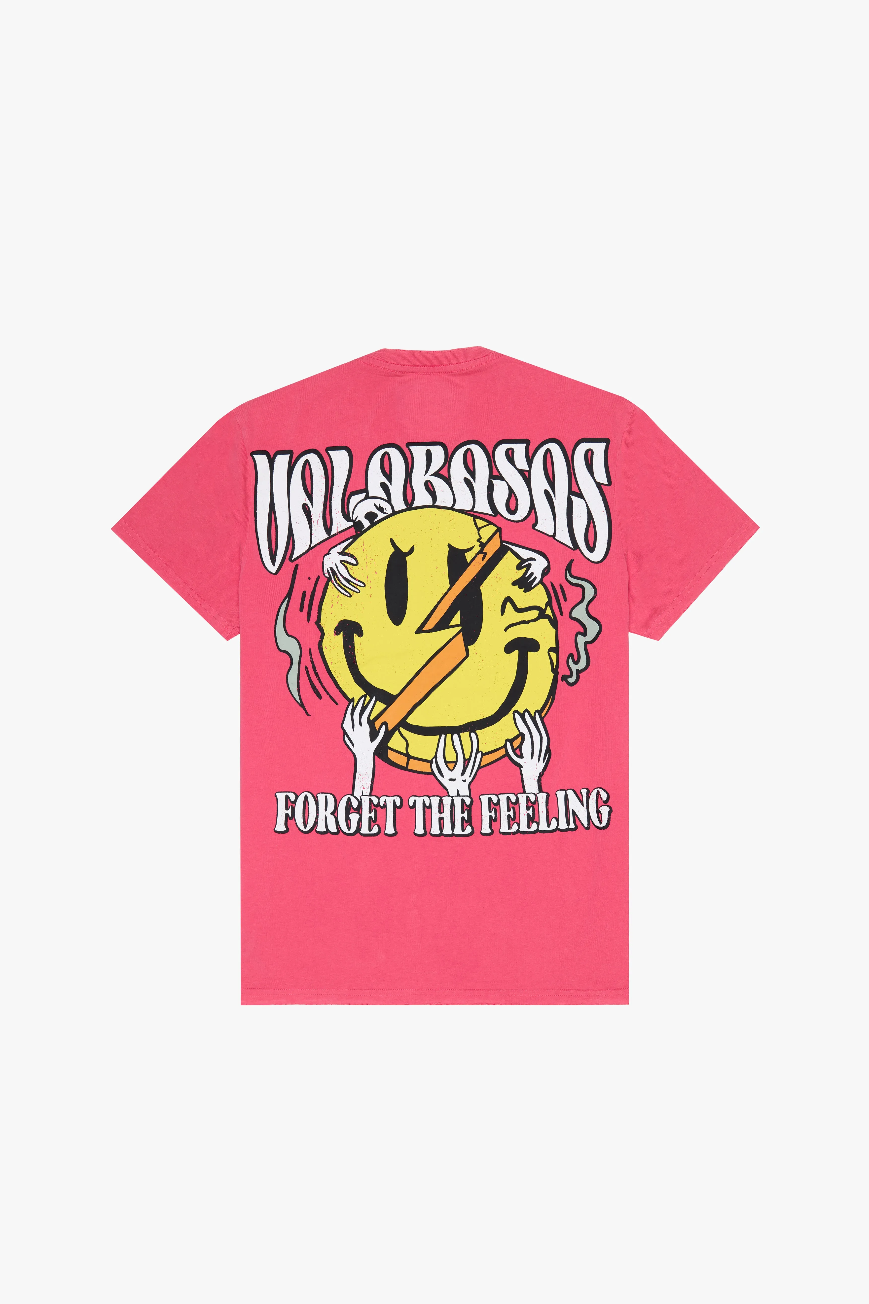 "FORGET IT" VINTAGE BEGONIA RED TEE