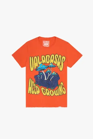 "GROWING PLACES" VINTAGE FLAME ORANGE