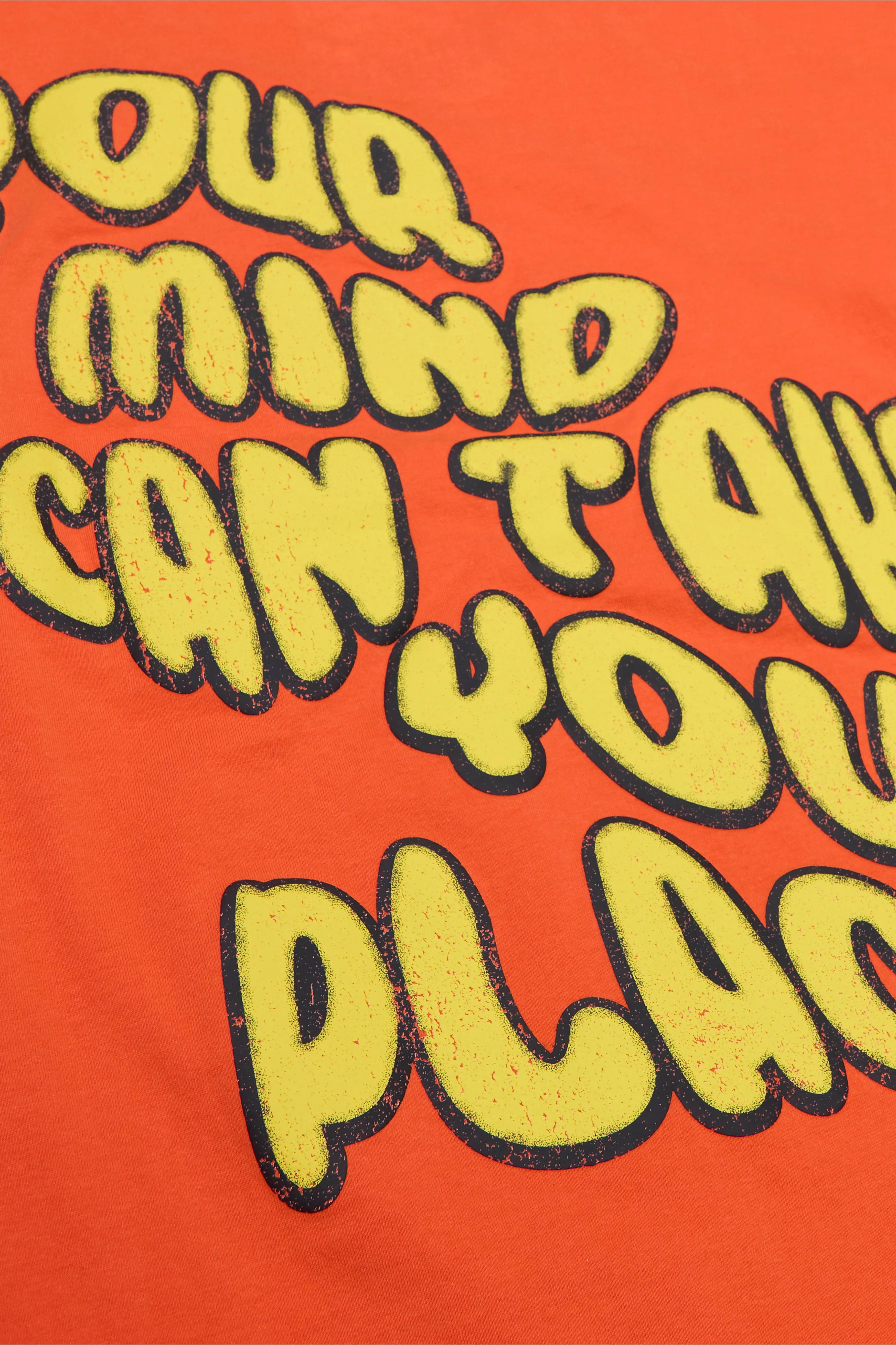 "GROWING PLACES" VINTAGE FLAME ORANGE