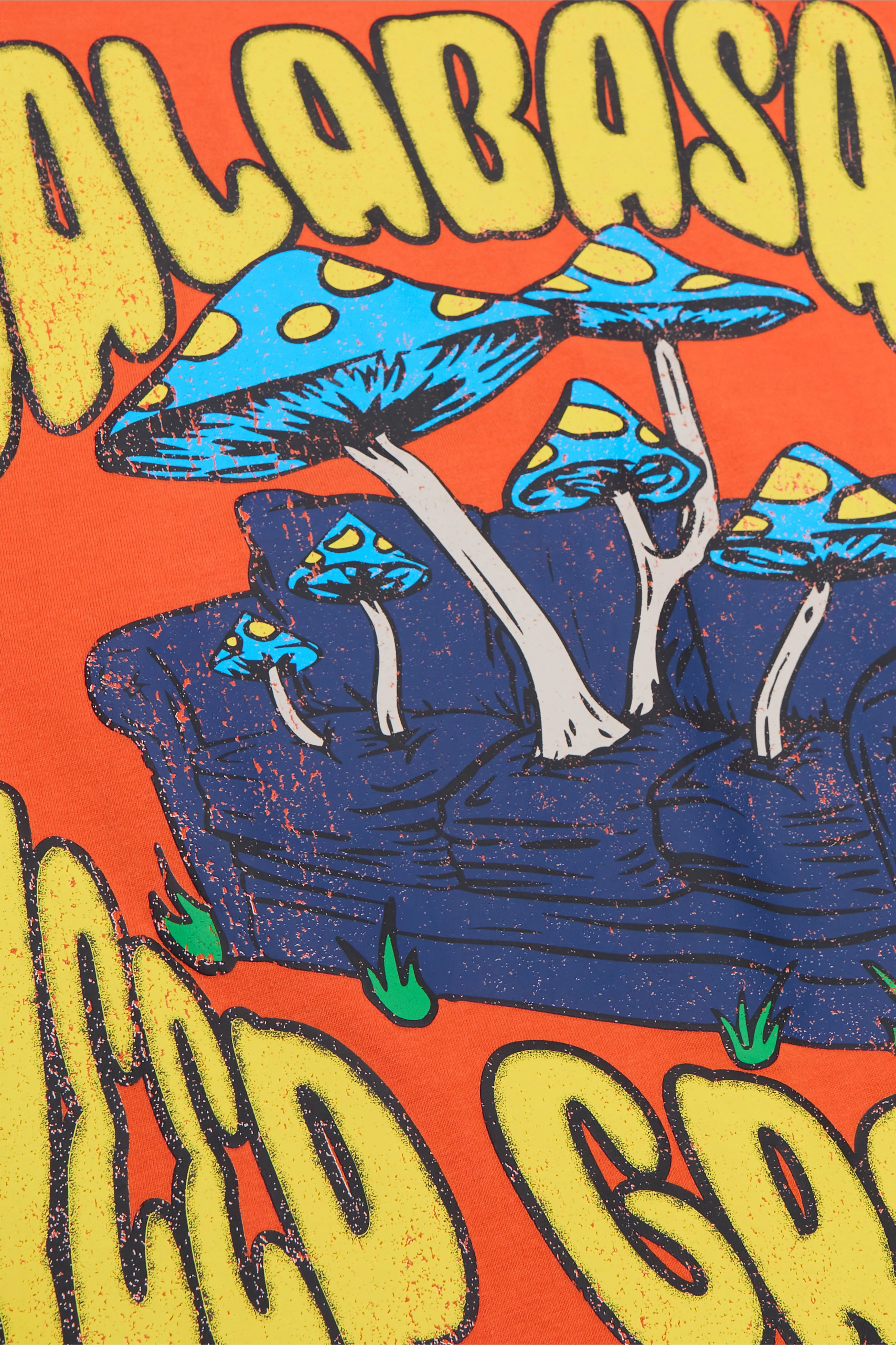 "GROWING PLACES" VINTAGE FLAME ORANGE