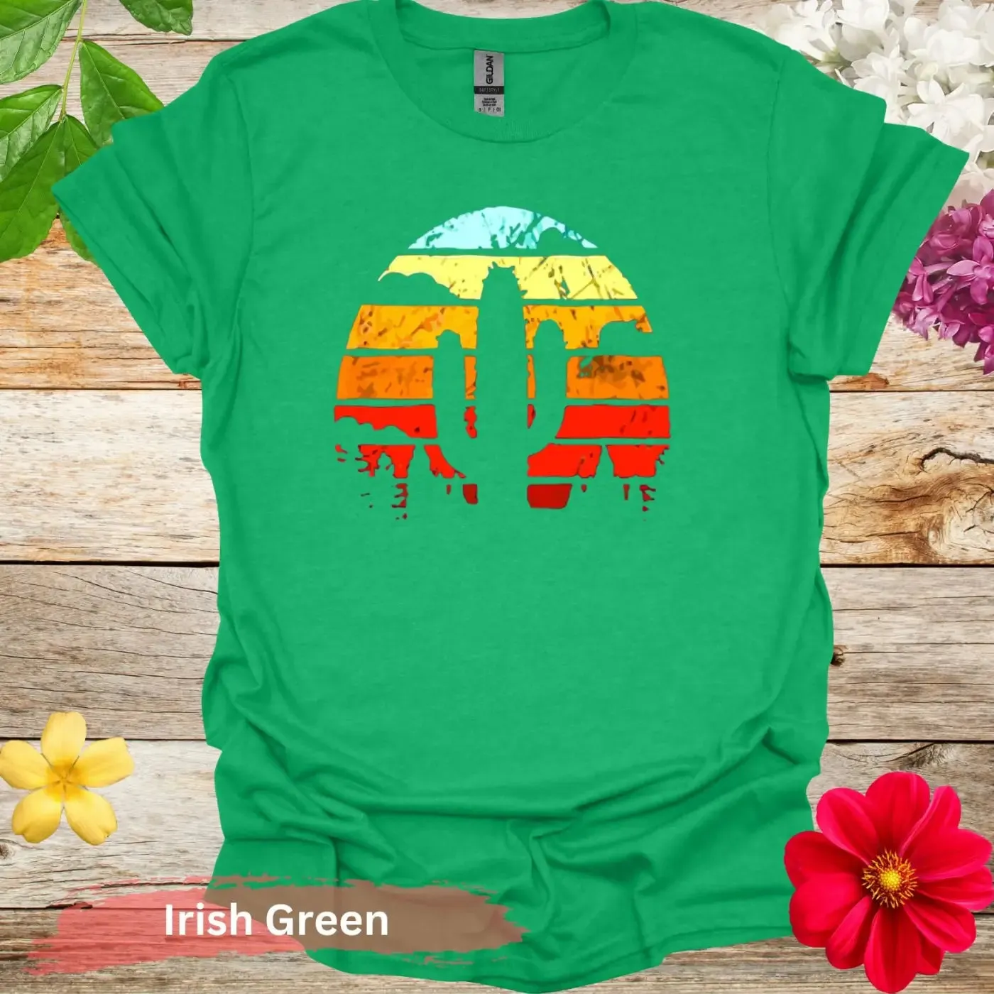 Retro Cactus Graphic T-shirt