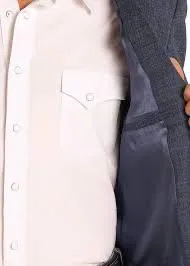 Rock & Roll Men's Sports Jacket In Indigo Plaid