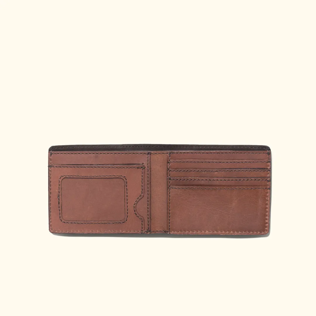 Roosevelt Leather Billfold Wallet | Amber Brown