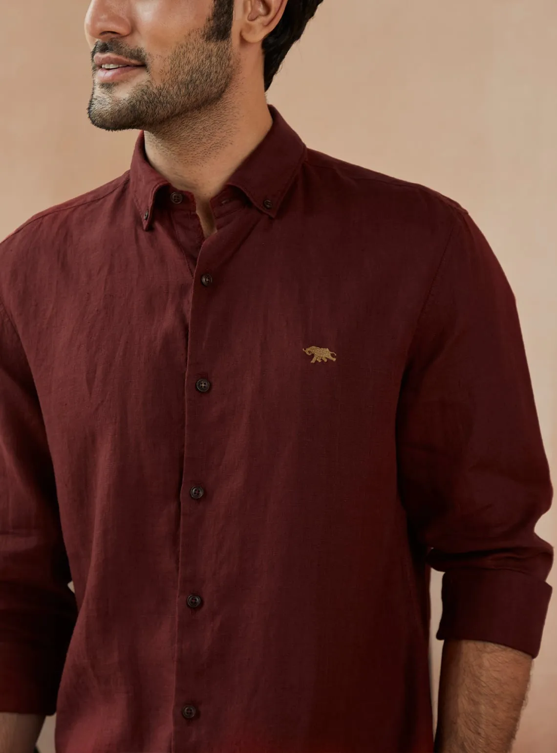 Rosewood Linen Shirt