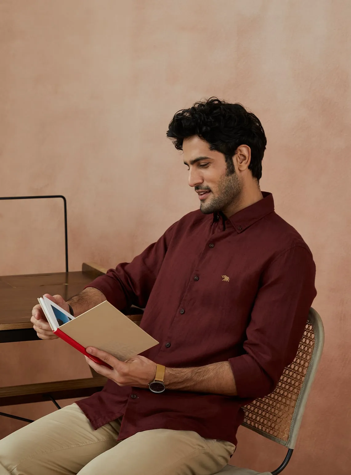 Rosewood Linen Shirt