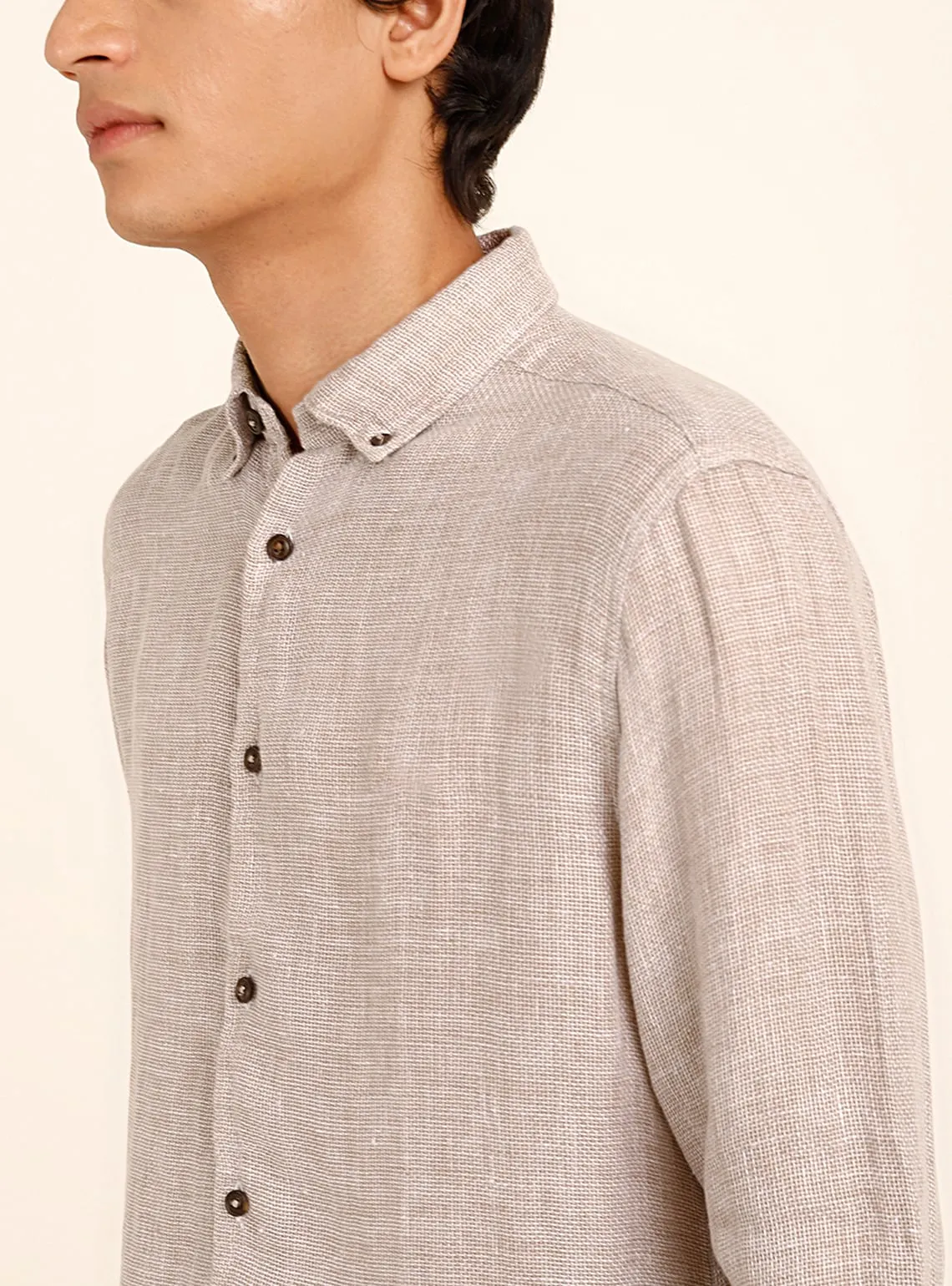 Rustic Charm Linen Shirt