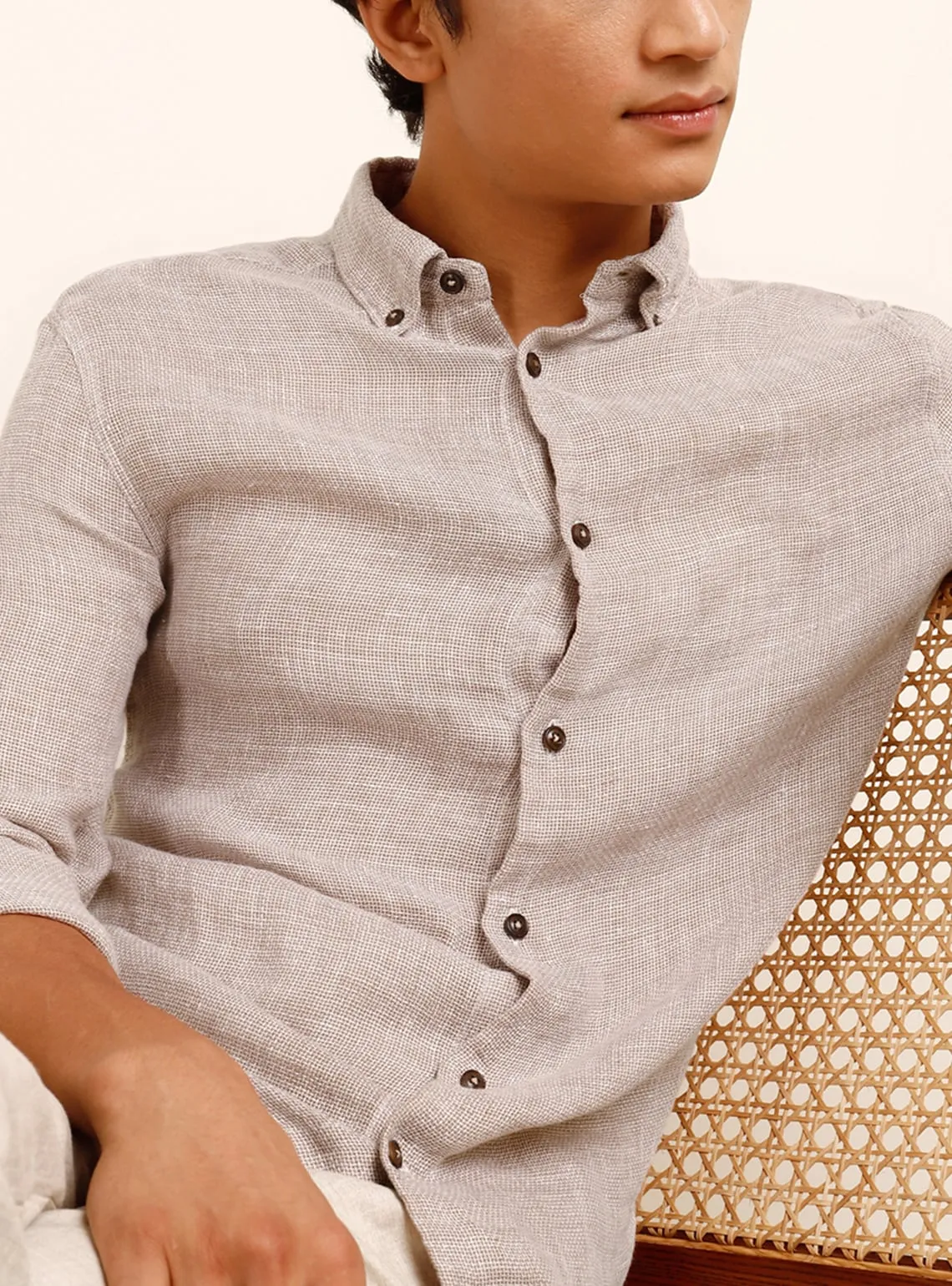 Rustic Charm Linen Shirt