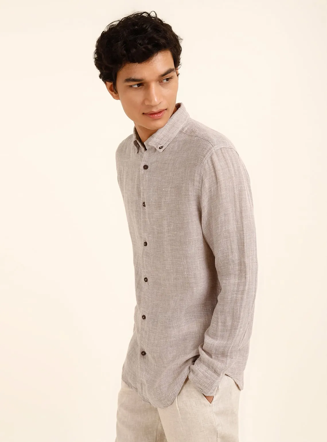 Rustic Charm Linen Shirt