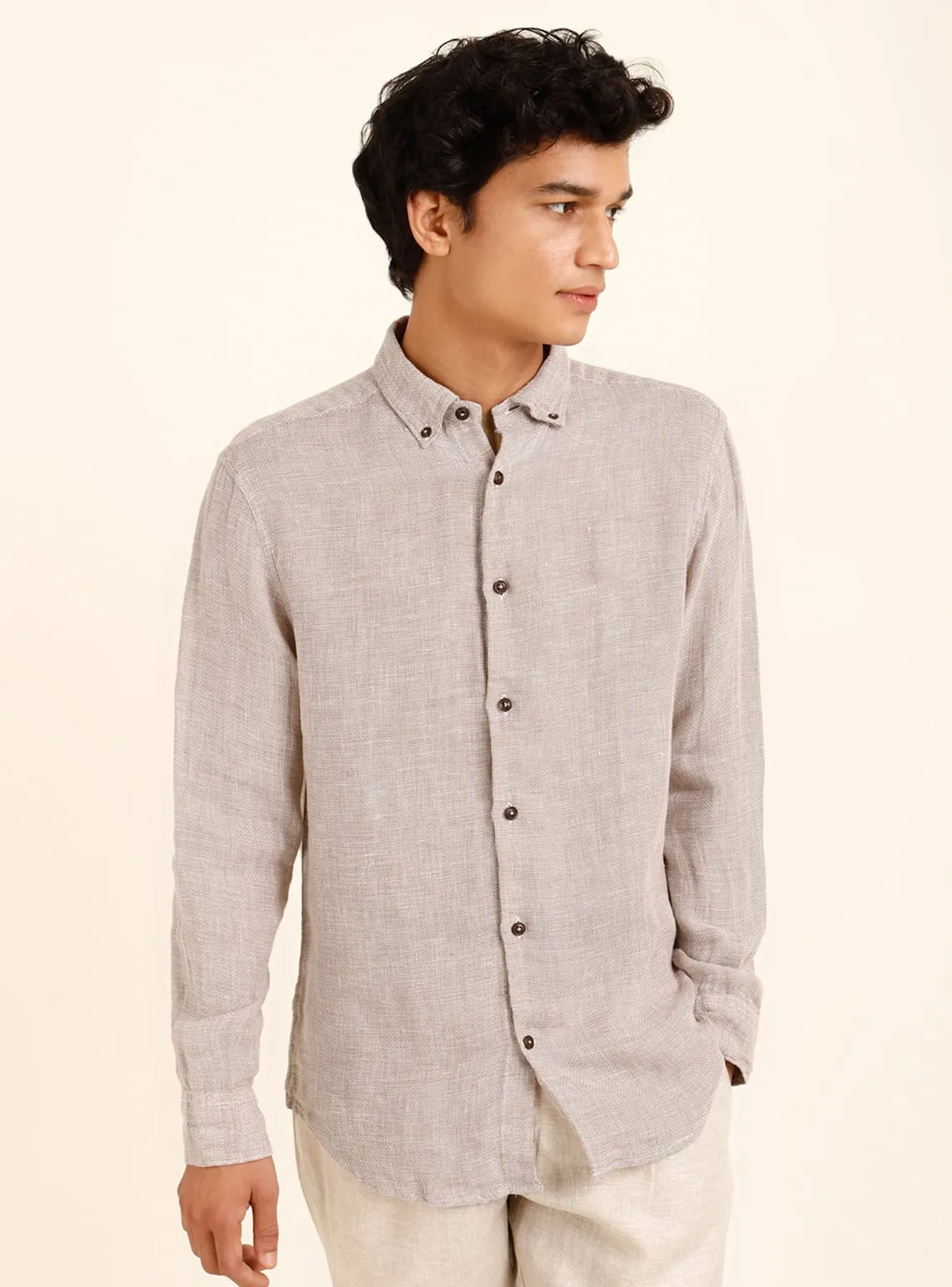 Rustic Charm Linen Shirt