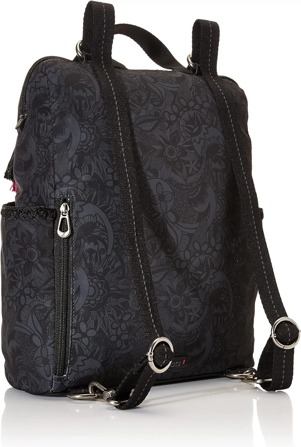 Sakroots Eco-Twill Loyola Convertible Backpack Black Spirit Desert One Size