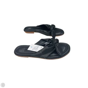 Sandals Flats By Time And Tru In Black, Size: 7