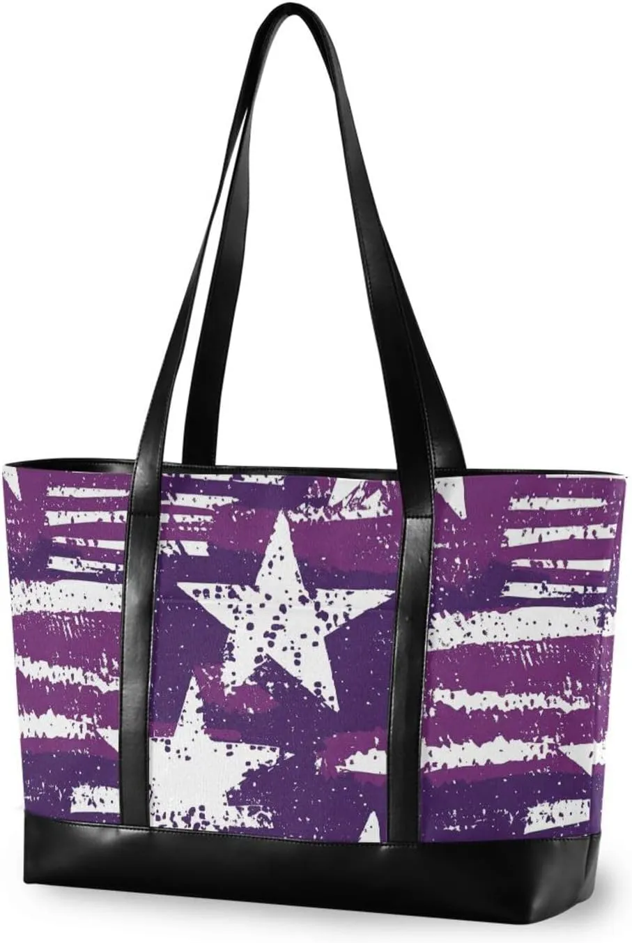 Scandinavian Style American Flag professional computer tote with zipper work tote bags for office with diaper bolso para laptop