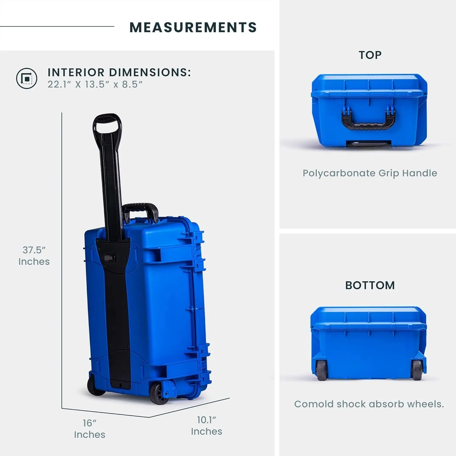 Seahorse 920 Professional Camera Protective Hard Case with Accuform Foam - TSA Approved/Mil Spec / IP67 Waterproof/USA Made for Professional Photographers Camera Enthusiasts