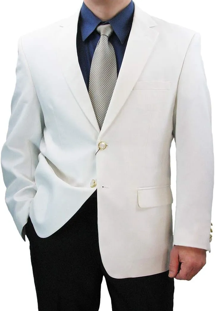 Sharp Hand Tailored Men 2B Dress Blazer w/1 Pair of Socks, Size 36S-56L