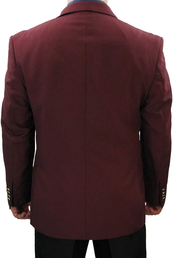 Sharp Hand Tailored Men 2B Dress Blazer w/1 Pair of Socks, Size 36S-56L