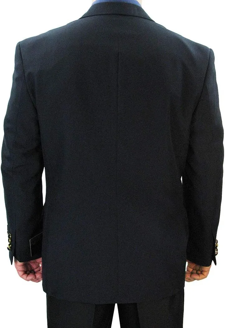 Sharp Hand Tailored Men 2B Dress Blazer w/1 Pair of Socks, Size 36S-56L