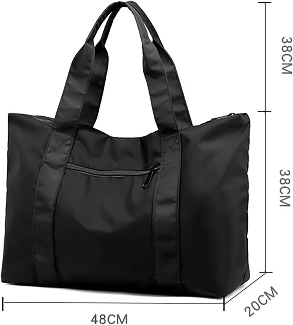 Shoulder Bag for Ladies Nylon Cloth Men's And Women's Portable Large Capacity Travel Shoulder Bag