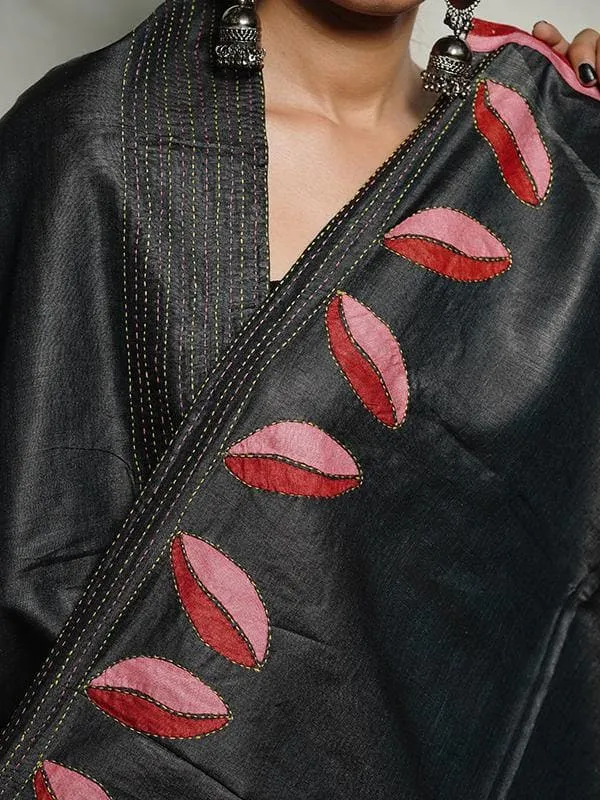 Silk Stole Black