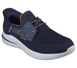 Skechers Men's Delson 3.0 Sneakers- Navy