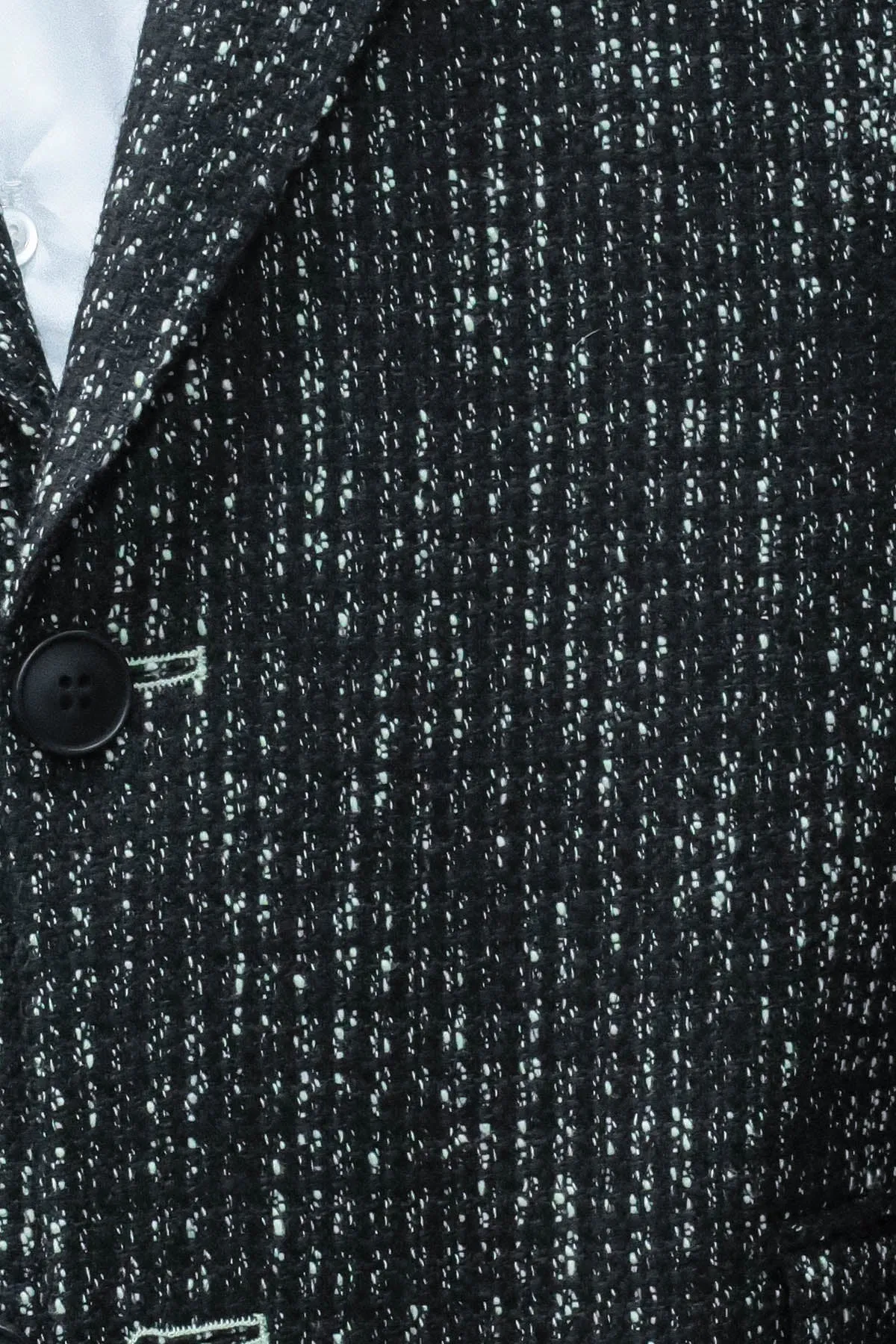 Slim Fit Patterned Sport Black Men Blazer - Wessi