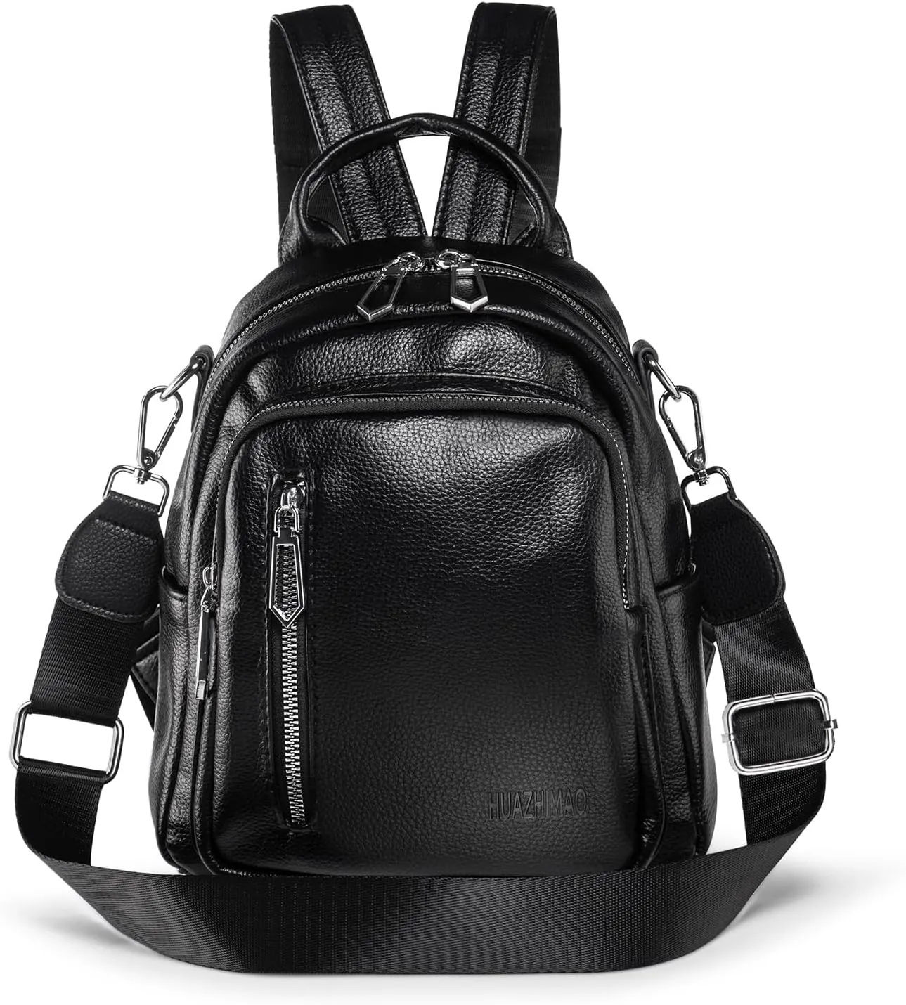 Small Backpack Purse for Women Mini Backpacks Stylish Leather Women's Versatile 3 in 1 Fashion Handbag Travel Ladies Daypacks Satchel Shoulder Bags