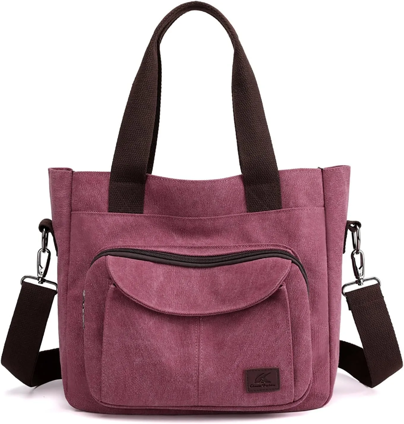Small Purse for Women Large Capacity Ladies Bag Canvas Handbag Simple Shoulder Messenger Bag