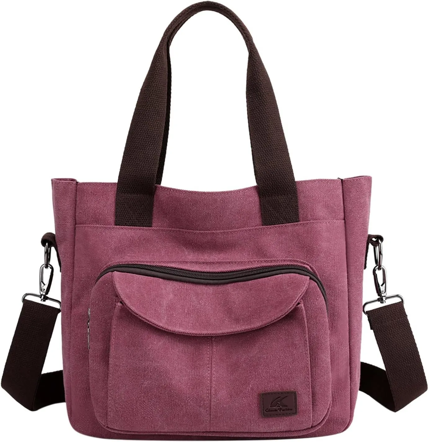 Small Purse for Women Large Capacity Ladies Bag Canvas Handbag Simple Shoulder Messenger Bag