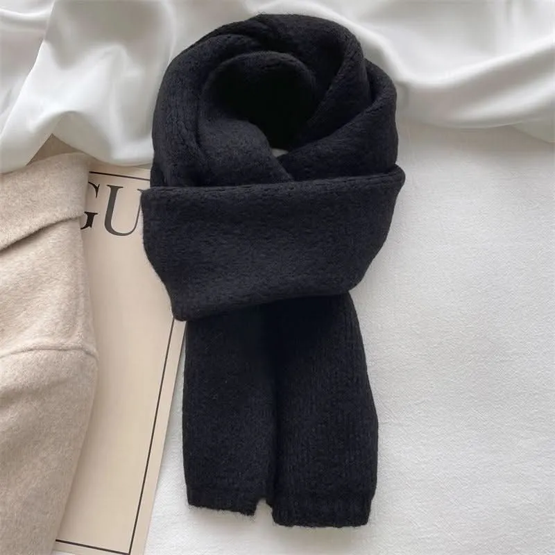 Soft & Warm Acrylic Knit Scarf – Elegant Winter Neckwear