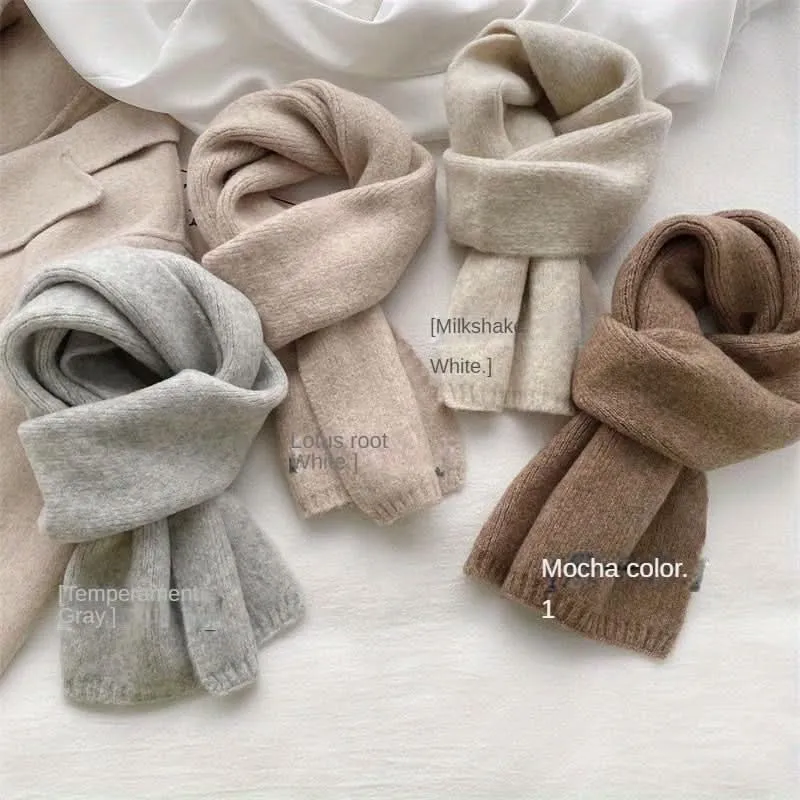 Soft & Warm Acrylic Knit Scarf – Elegant Winter Neckwear