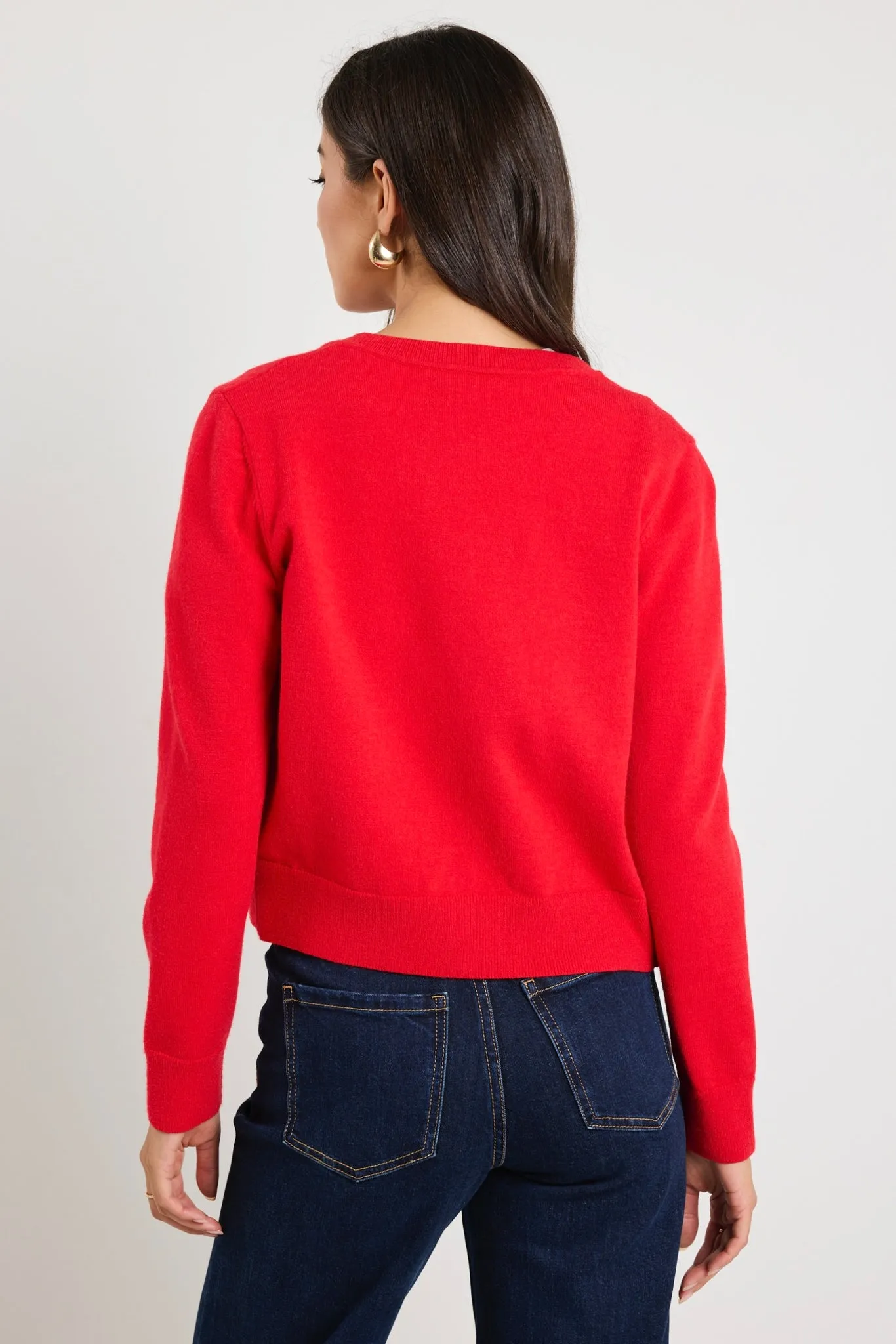 STORIES BE TOLD DEDICATION CASHMERE BLEND CREWNECK CARDIGAN