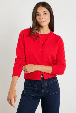 STORIES BE TOLD DEDICATION CASHMERE BLEND CREWNECK CARDIGAN