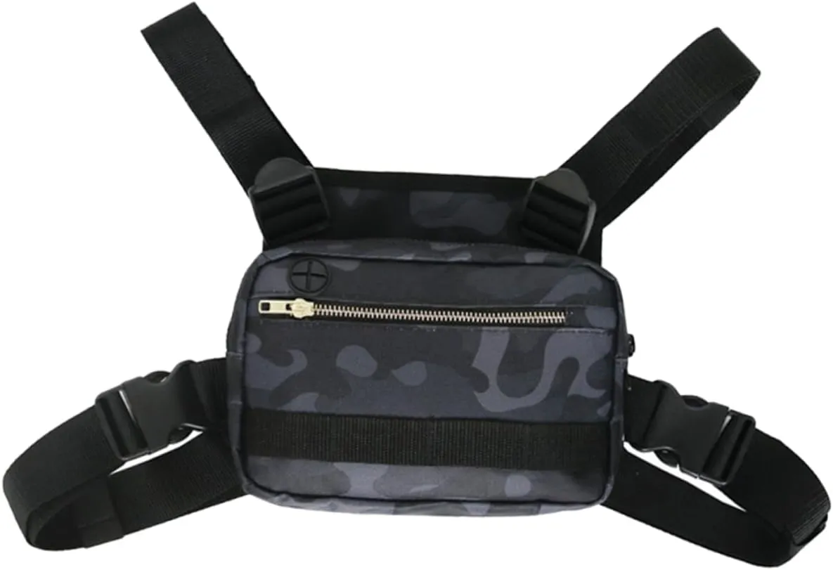 Stylish Chest Bag Crossbody Belt Pack Fashionable Phone Chest Pack for Daily Use