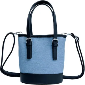 Stylish Japanese PU Bucket Bag Shoulder Bags for Women for Outdoor Adventures