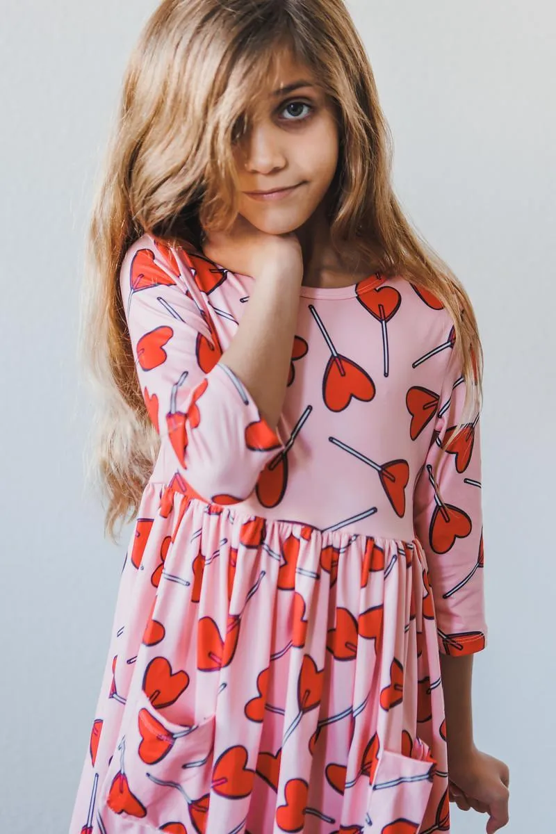 Sucker for You Pocket Twirl Dress