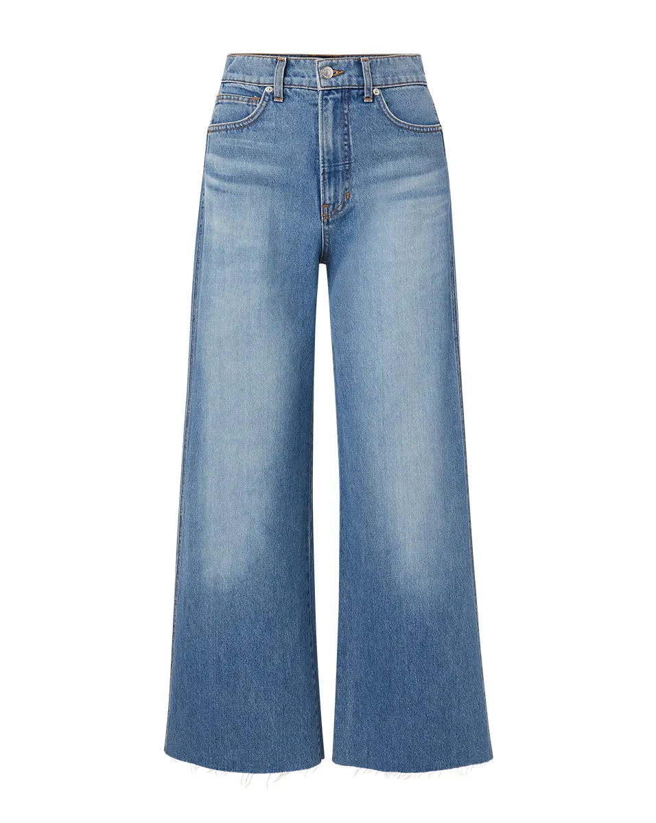 Taylor High Rise Wide Leg Cropped Jean