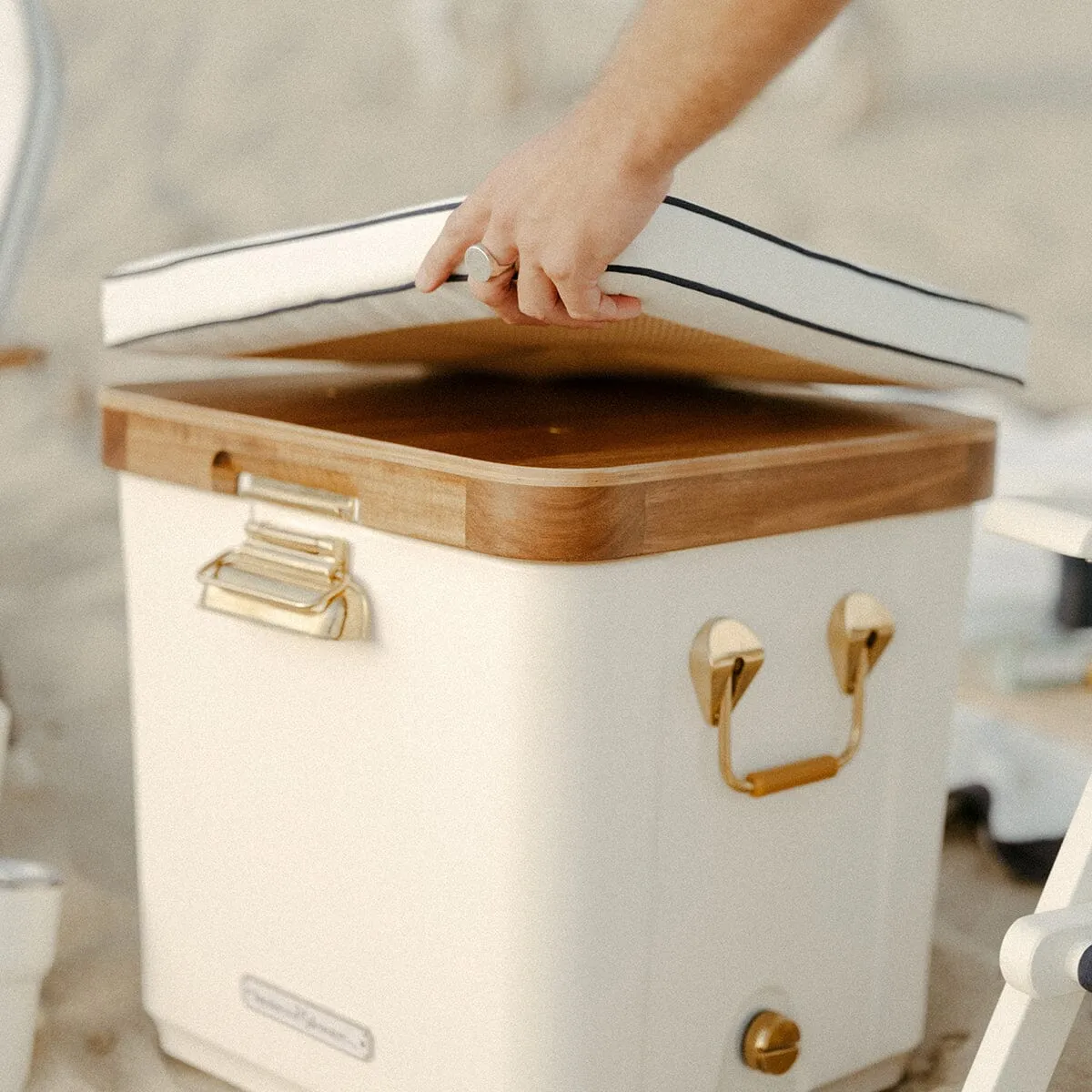 The Hemingway Cooler - Antique White - 35 Quarts
