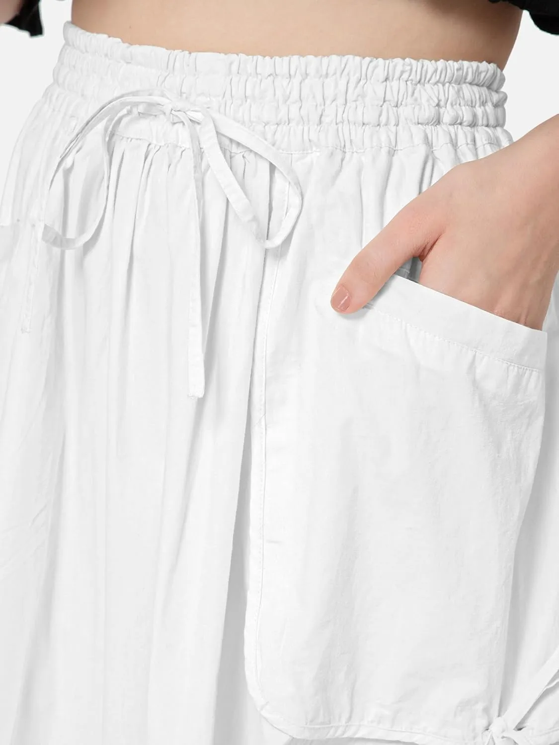 ThePirateDressing Women's 100% Cotton Maxi Boho Bohemian Hippie Gypsy Skirt with Side Hanging Pockets