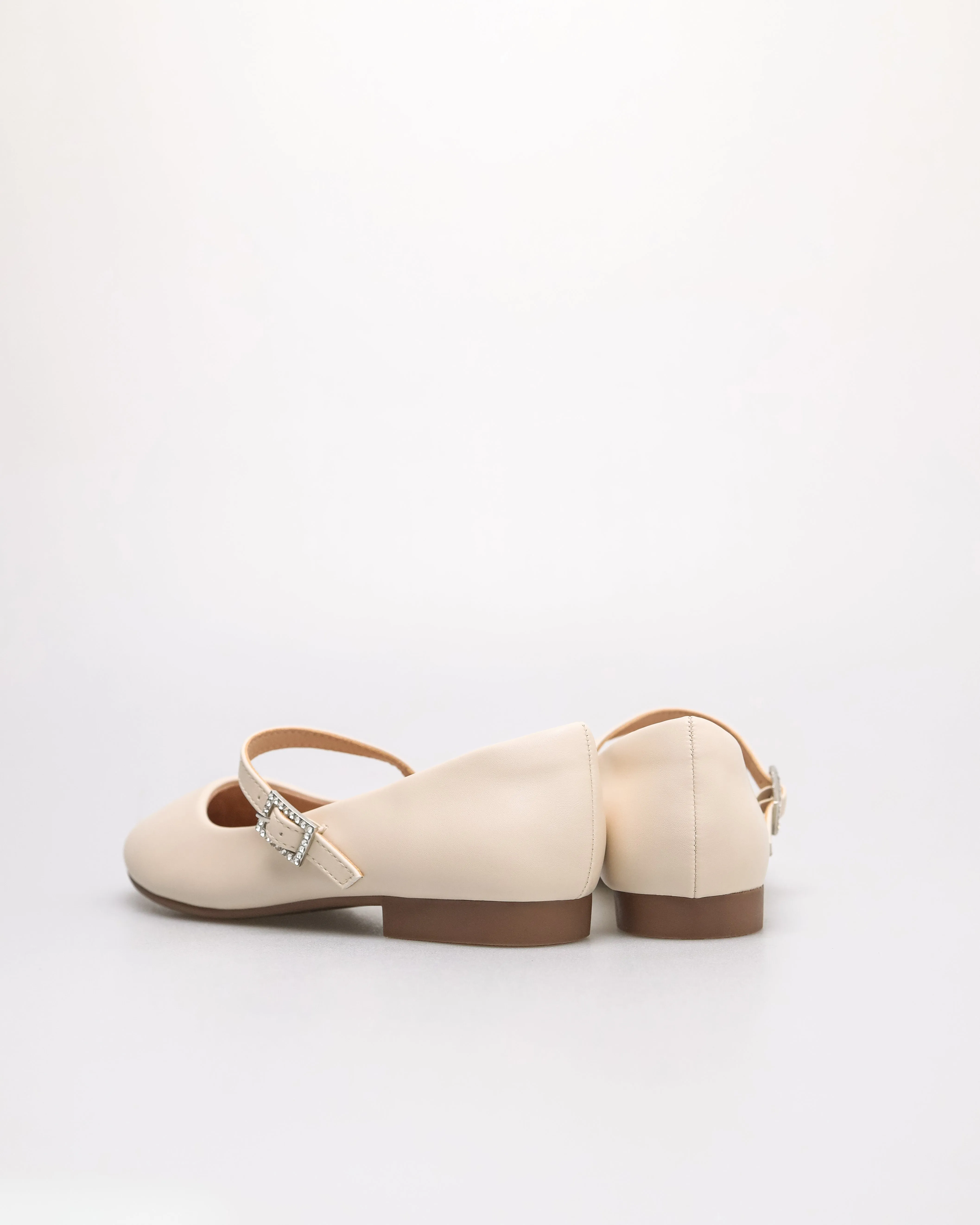 Tomaz NN444 Ladies Crystal Buckle Flats