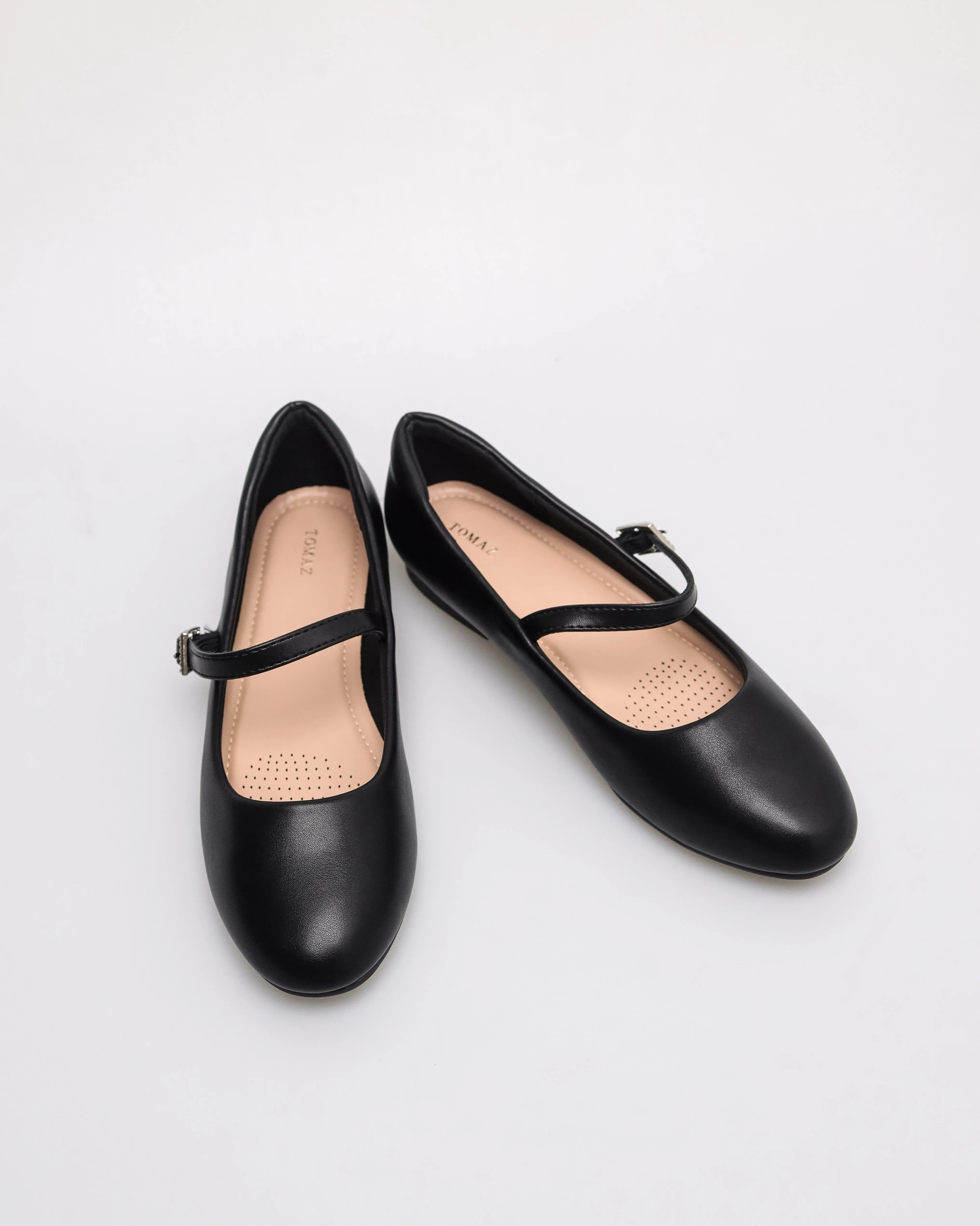 Tomaz NN444 Ladies Crystal Buckle Flats