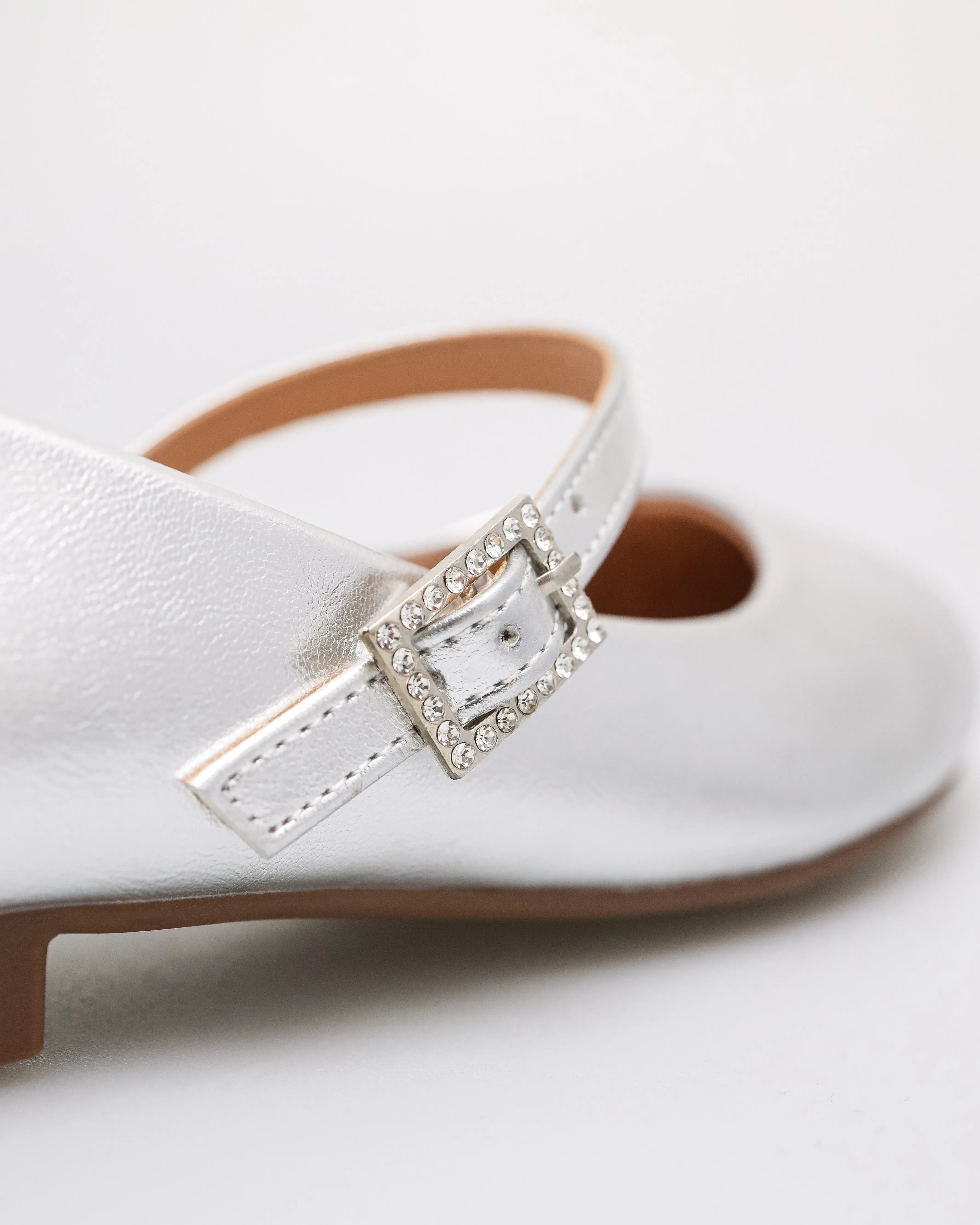 Tomaz NN444 Ladies Crystal Buckle Flats