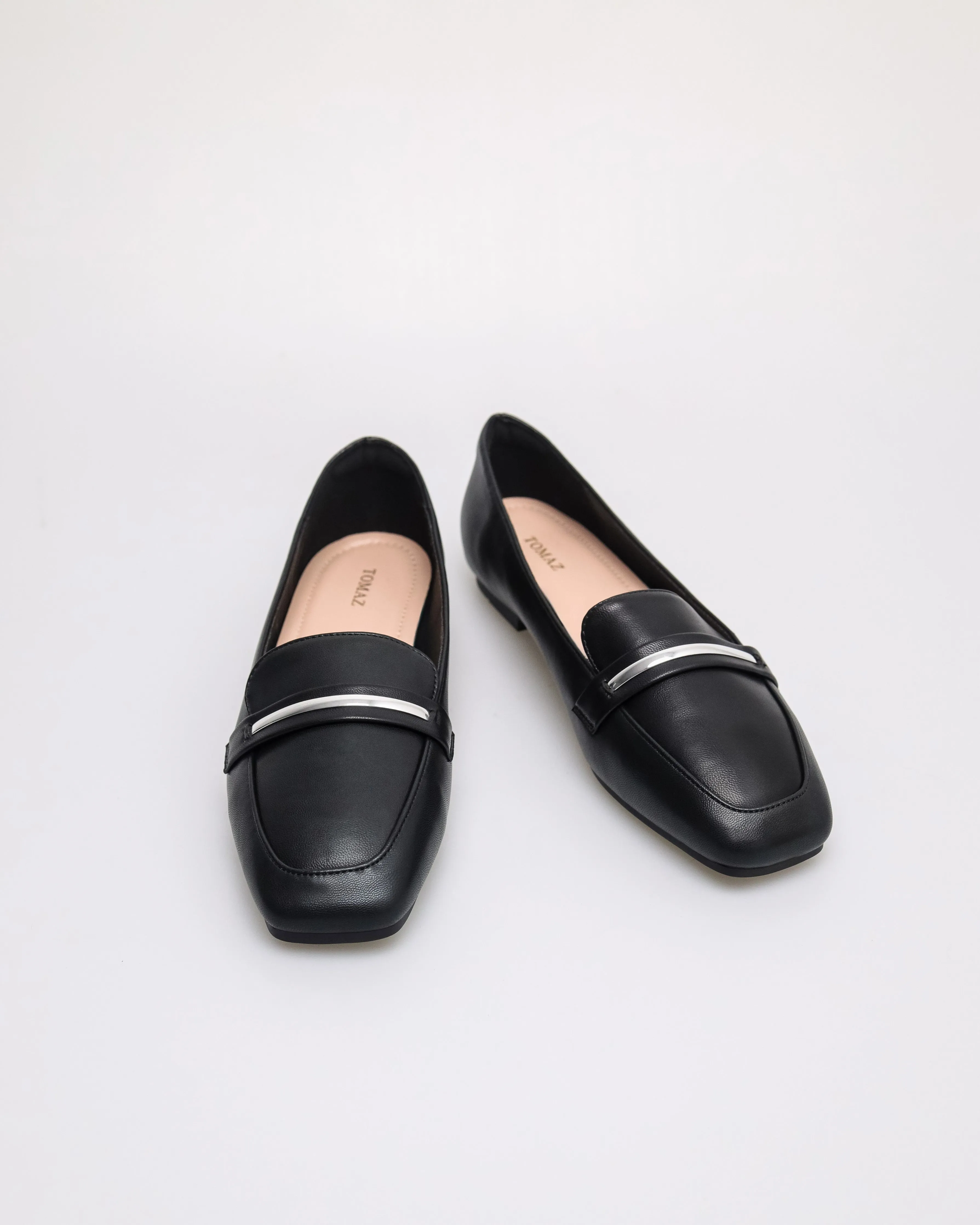 Tomaz YX213 Ladies Metallic Charm Flats