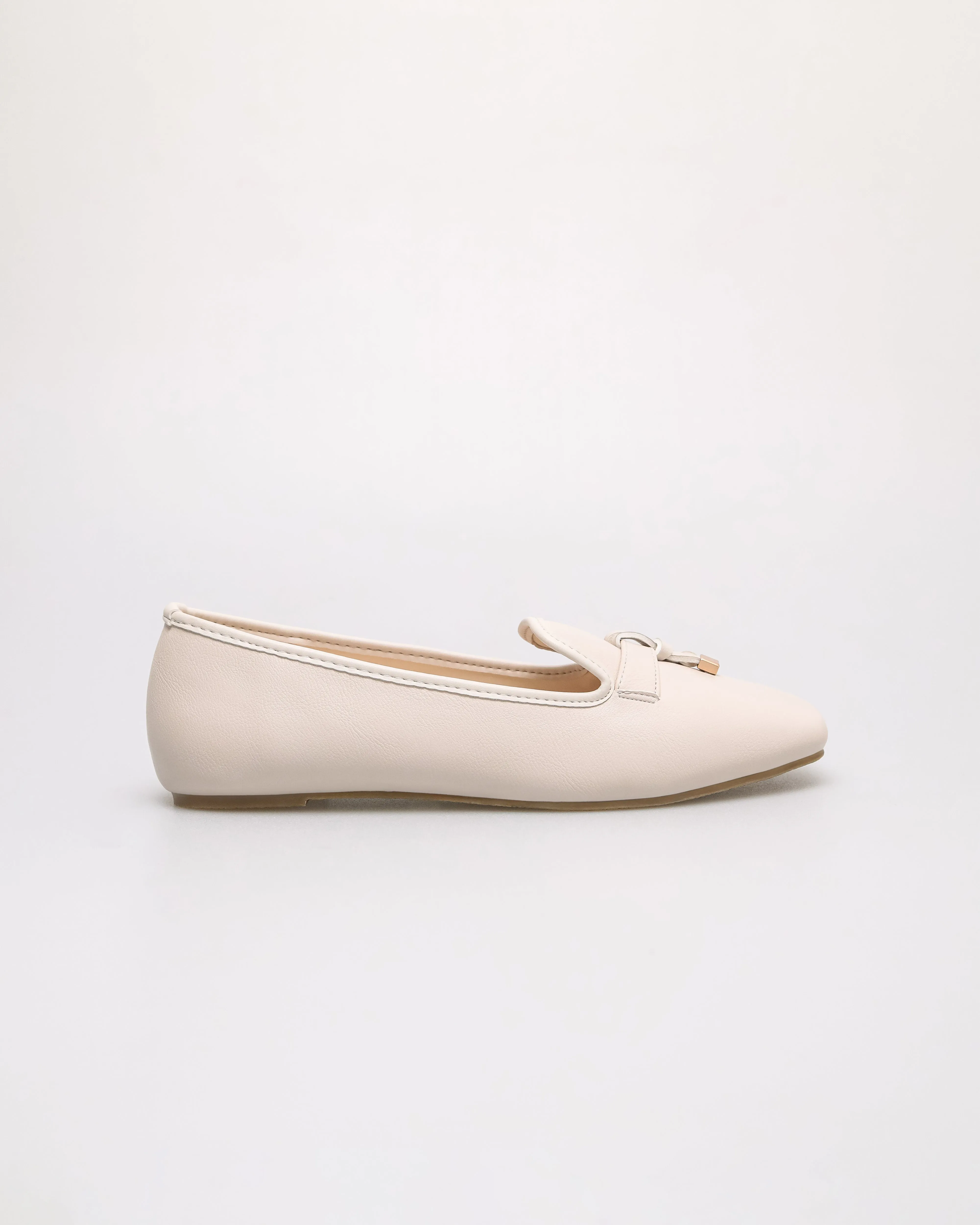 Tomaz YX226 Ladies Knot Flats (Beige)