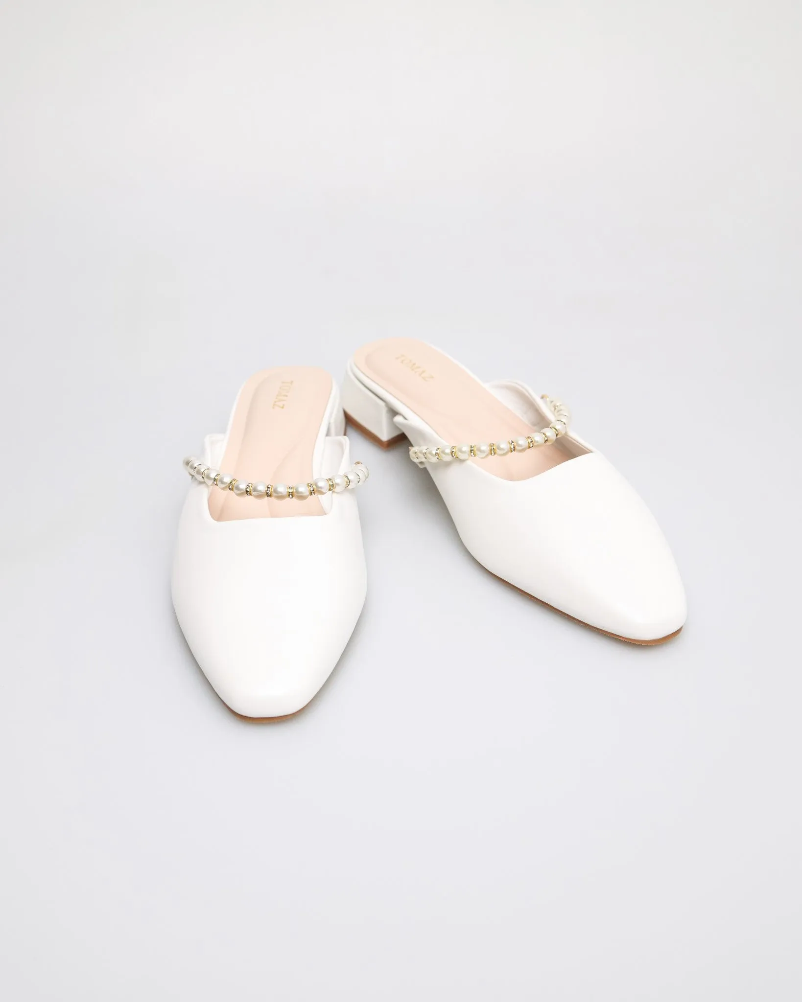 Tomaz YX246 Ladies Pearled Elegance Flats